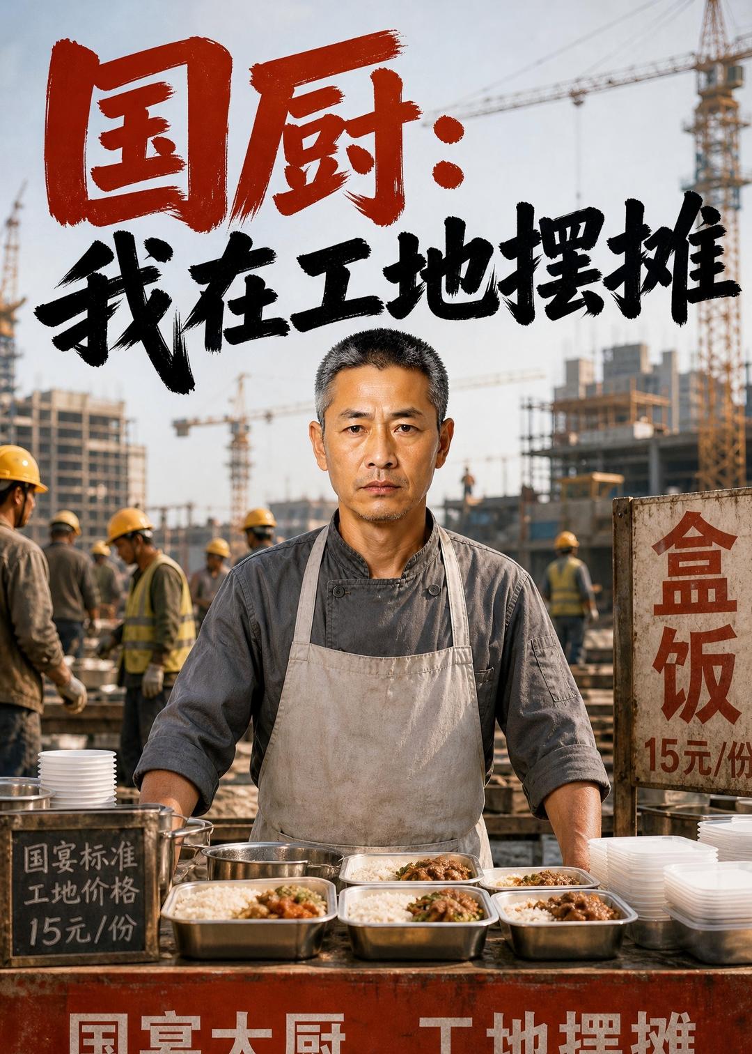 国厨：我在工地摆摊     Ai漫剧